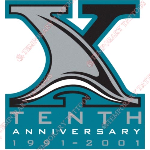 San Jose Sharks Customize Temporary Tattoos Stickers NO.320